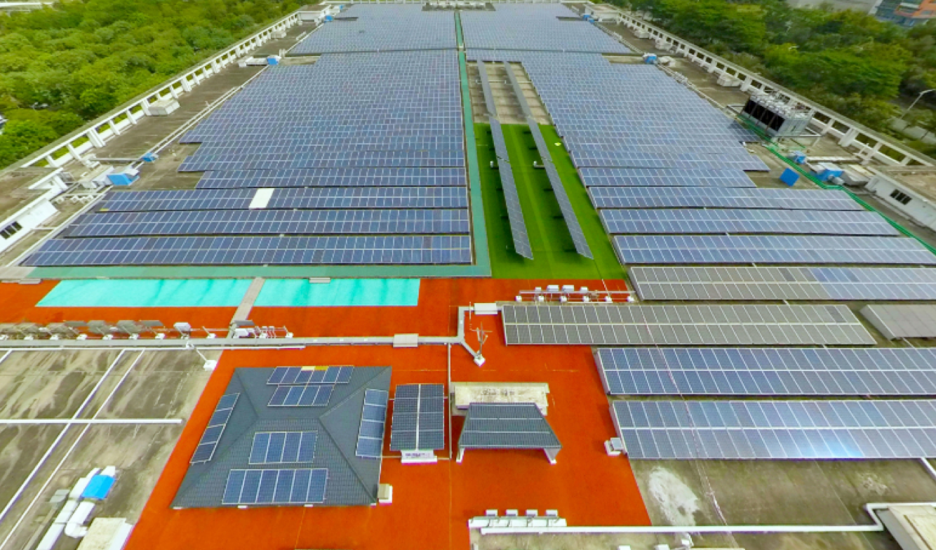 Rooftop PV Plant of Huawei Southern Factory
