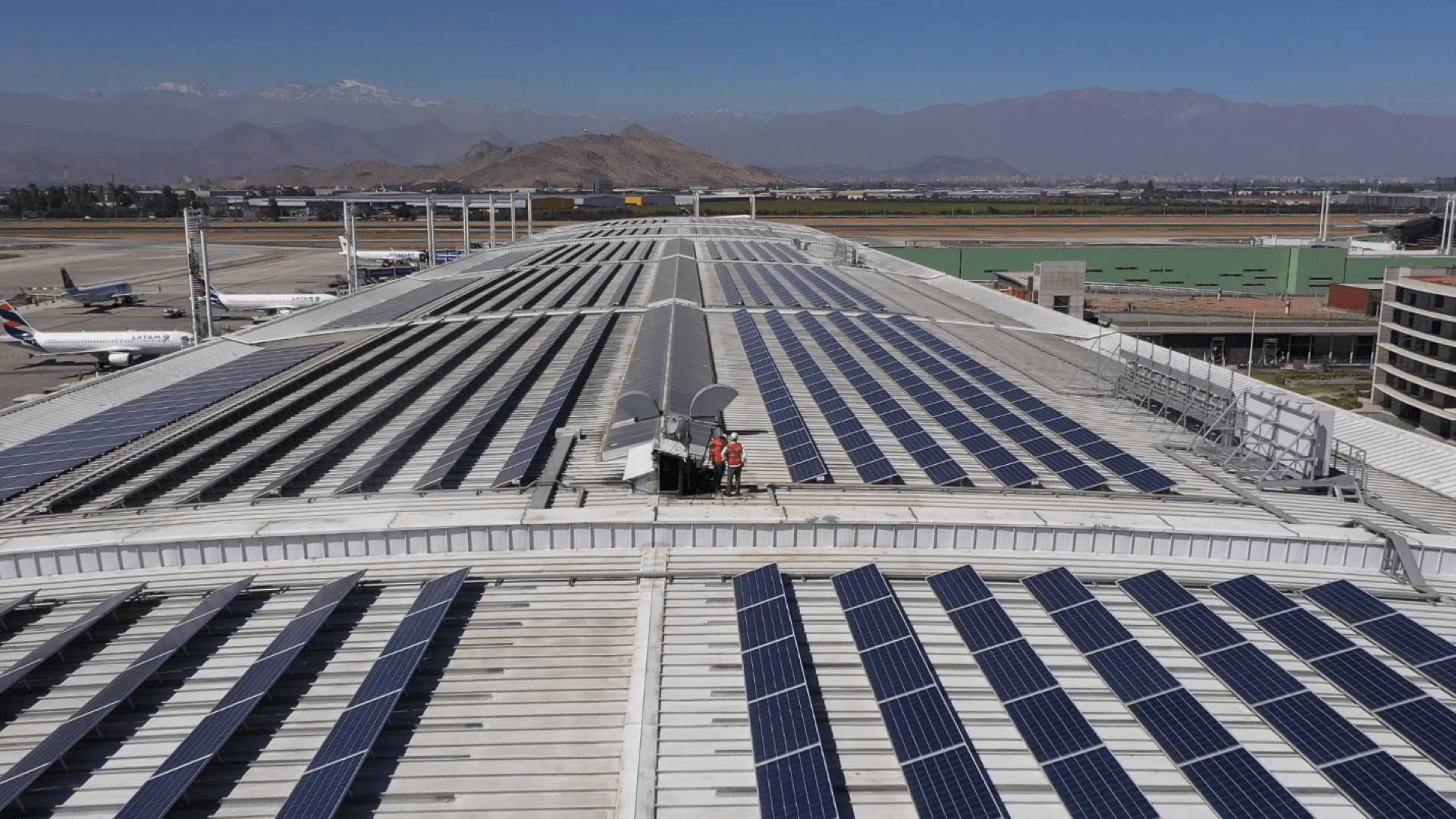 825 kW Arturo Benitez Airport Project, Chile