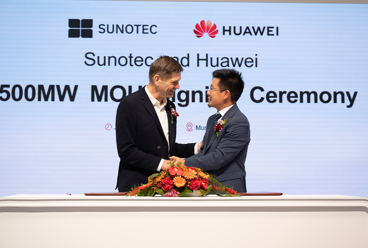Η SUNOTEC και η Huawei υπογράφουν Μνημόνιο Συνεργασίας για την ανάπτυξη των έξυπνων φωτοβολταϊκών λύσεων FusionSolar στη Βουλγαρία