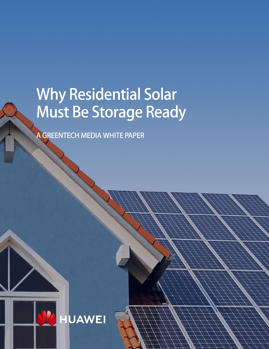 Why Residential Solar Must Be Storage Ready