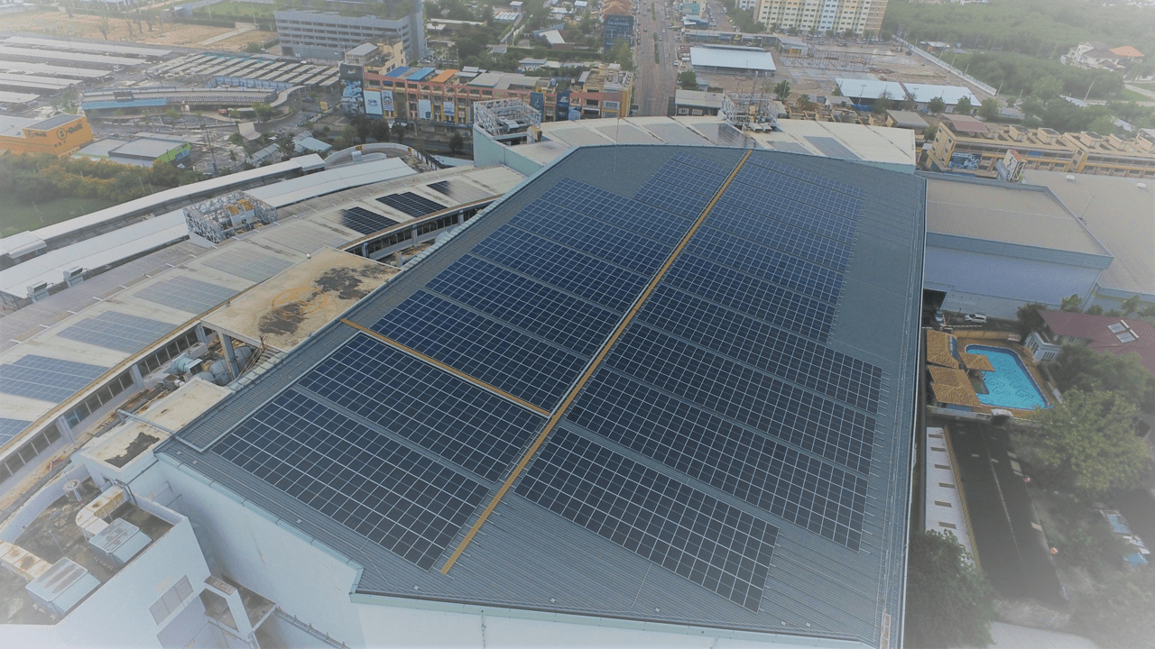1.2 MWp Accyse Rooftop in Robinson Chonburi, Thailand