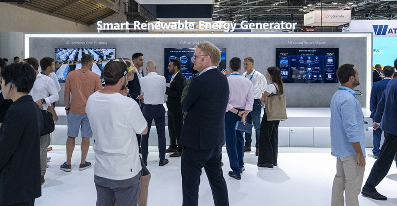 Smart Renewable Energy Generator, safety and digitalization, Huawei FusionSolar Presents at Intersolar Europe 2024
