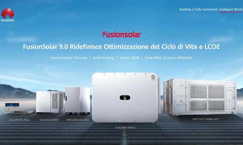 Huawei lancia la soluzione FusionSolar9.0 Smart PV in Europa