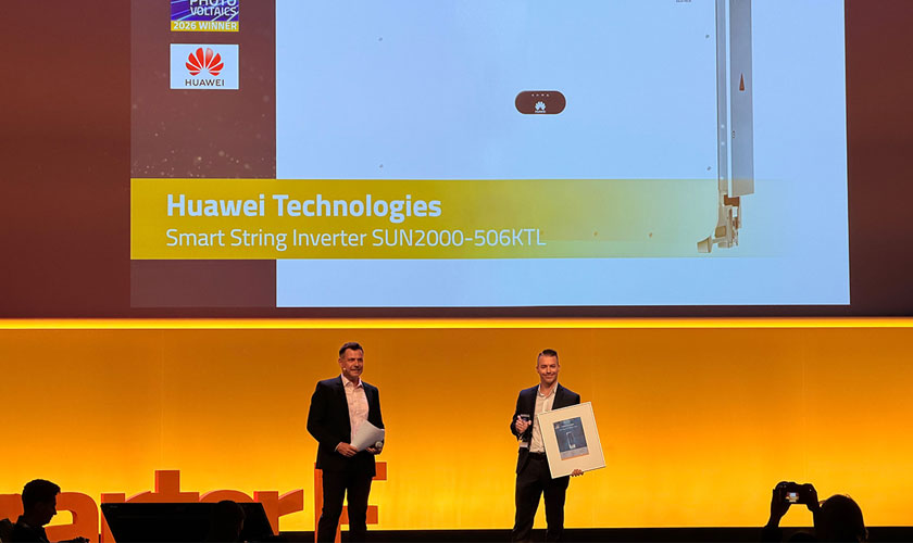 Huawei’s 506 kW Smart String Inverter Won the Smarter E AWARD at Intersolar Europe 2026
