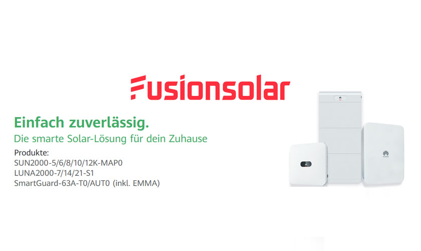 Sicher. Effizient. Unabhängig. – Mit der smarten FusionSolar PV-Lösung von Huawei