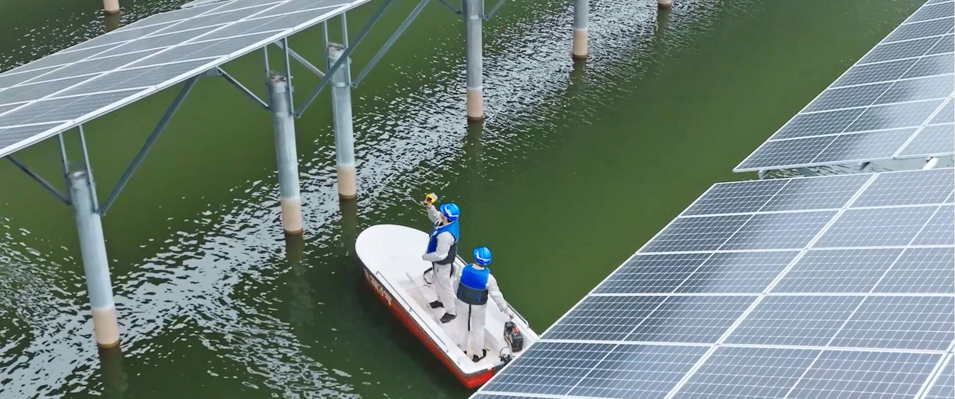 大唐江西抚州临川玉湖水上光伏电站|全球首创，华为携手尚特杰创新推出智能IV&CV融合诊断解决方案