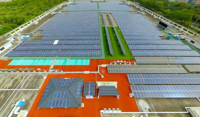 Rooftop PV Plant of Huawei Southern Factory