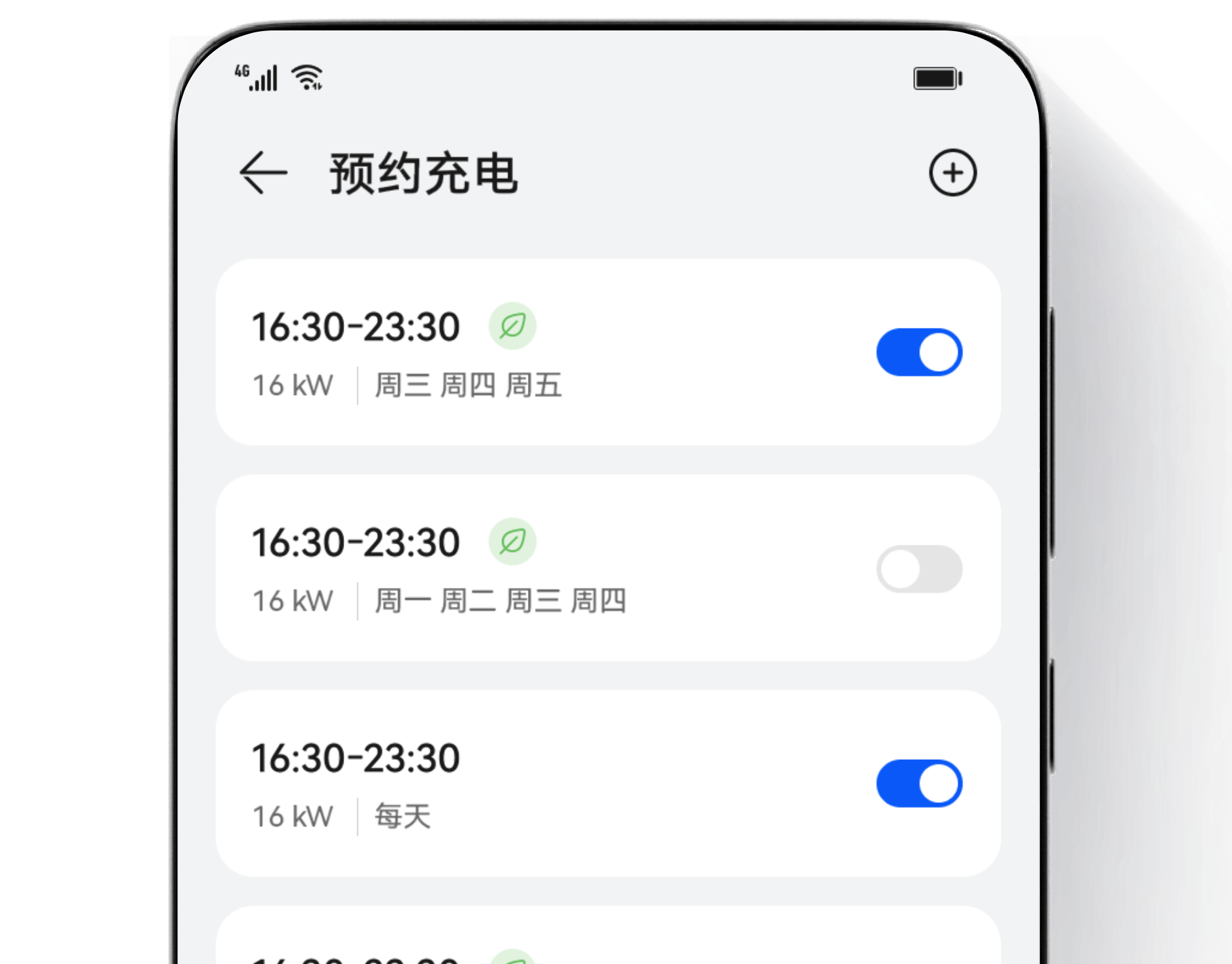 Scheduled Green Electricity Usage