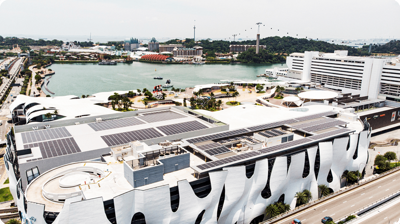 830 KW Distributed Rooftop PV Plant VivoCity