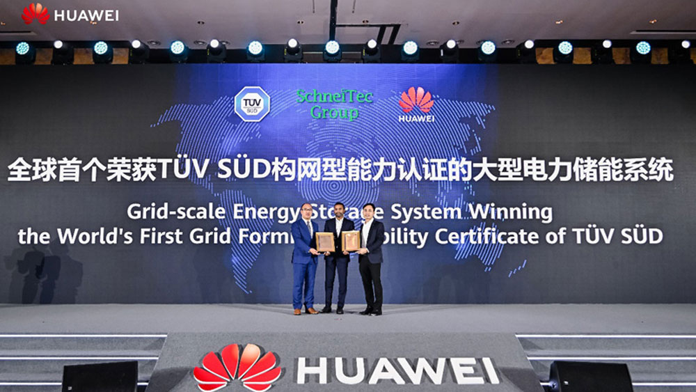 Huawei and SchneiTec Commission the World’s First TÜV SÜD-Certified Grid-Forming Energy Storage Project