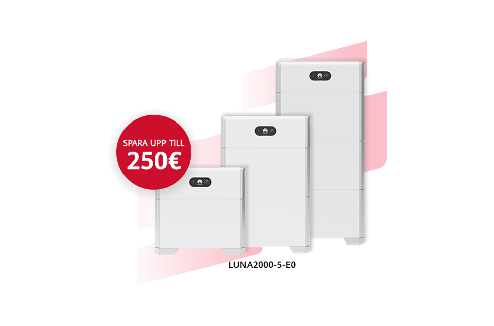 Rabattkampanj på E0-batterimoduler Spara upp till 250 € per modul!