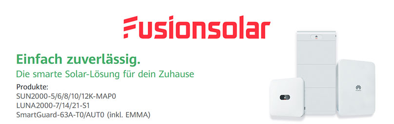 Sicher. Effizient. Unabhängig. – Mit der smarten FusionSolar PV-Lösung von Huawei