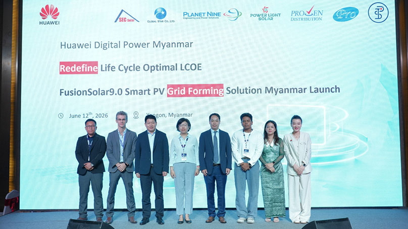 Huawei Launched FusionSolar9.0 Smart PV Grid Forming Solution in Myanmar